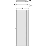 792. 501. 30 jeu de 2 couteaux  rabot 500x30x3mm sp