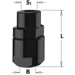 796. 122. 00 m12x1, 75 rh mandrin de fraisage pour pinces er20