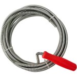 Dboucheur de tuyaux en spirale 3m gris / rouge 7house