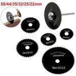 7pc hss lames de scie outil rotatif, (acier de nitruration) circulaire disques de lame de scie, (disque ...