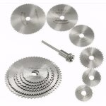 7pc hss lames de scie outil rotatif, circulaire en bois de coupe lame de scie disques pour dremel outil ...