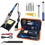 8 en 1 fer a souder kit 60w station de soudage pompe etain soudure electronique temperature reglable ...