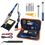 8 en 1 fer a souder kit 60w station de soudage pompe etain soudure electronique temperature reglable ...