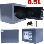 8. 5l coffre fort rangement lectronique serrure  combinaison digitale + 2 cls