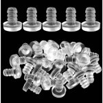 8. 5mm 20x amortisseur de porte but�e silicone transparent butoir meuble placard cuisine