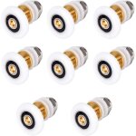 8 ensembles de rouleaux de porte de douche, roulettes, pi�ce de rechange, poulies / coureurs / roues ...