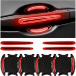 8 pcs protection anti - rayures pour poign�e de porte voiture, film autocollant poign�e porti�re voiture, ...