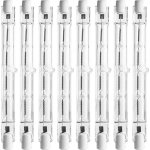 8 pièces ampoule halogène r7s, 118mm 500w ac220 - 240v 2800k blanc chaud dimmable ampoules halogènes ... 8 pièces ampoule halogène r7s, 118mm 500w ac220 - 240v 2800k blanc chaud dimmable ampoules halogènes ...