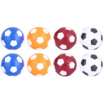8 pi�ces balles de football de table miniatures color�es 36mm pour baby - foot
