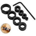 8 pi�ces but�e de profondeur de foret, 3 - 16 mm, but�e de profondeur colliers anneau positionneur avec ...