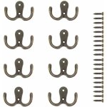 8 pices crochet a vis double mtal crochets et patres rangement pour la maison tagres tiroirs casiers ...