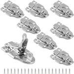 8 pi�ces fermoir loquet � bascule r�tro loquet � ressort avec vis boucle de valise loquet verrous pour ...