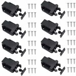 8 pi�ces loquets � lib�ration tactile, loqueteau pousse lache loquets de porte non magn�tiques pour placard ...