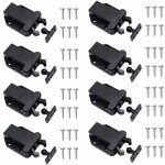 8 pi�ces loquets � lib�ration tactile, loqueteau pousse lache loquets de porte non magn�tiques pour placard ...