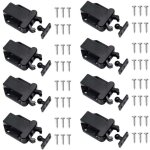 8 pi�ces loquets � lib�ration tactile loqueteau pousse lache loquets de porte non magn�tiques pour placard ...