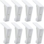 8 pièces pinces à nappe en plastique blanc pour table extérieure - pinces à nappe à ressort réglables ... 8 pièces pinces à nappe en plastique blanc pour table extérieure - pinces à nappe à ressort réglables ...