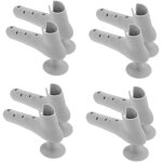 8 pi�ces lot de protections silicone pour poign�e de porte butoir mural �pais et �tanche sans per�age ...