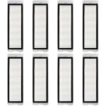 8 pi�ces) q revo filtre hepa de remplacement compatibles avec l'aspirateur robot roborock q revo, filtres ...
