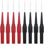 8 pi�ces sondes de test de multim�tre avec embout pointu en acier inoxydable 0, 7 x 20mm aiguille de ...