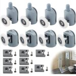 8 roulettes de porte de douche coulissantes, roulettes de porte de douche, rouleaux de porte de douche ... 8 roulettes de porte de douche coulissantes, roulettes de porte de douche, rouleaux de porte de douche ...