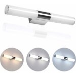 8 w lampe miroir applique avectlcommande(3000 - 7000k) luminaire pour salle de bains 700lm lampe eclairage ...