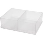 136556 godet 80 2xba6 - 1 avec plateau, transparent - raaco