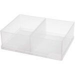 136556 godet 80 2xba6 - 1 avec plateau, transparent - raaco