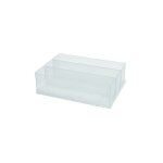 136525 80 3xba8 - 3 godet avec plateau, transparent - raaco