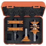 800. 527. 11 jeu de 3 fraises  profils pour portes hw s=12, 7 droite