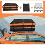 800d coffre de toit voiture �tanche 566l avec 6 sangles, sac de toit avec tapis antid�rapant sac de rangement ...