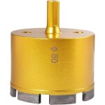 80mm diamant diamant scie tr�pan, foret � creuser creux de marbre de c�ramique, porcelaine d'ardoise, ...