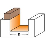811. 182. 11 hw fraise droite z2 s=6, 35 d=18, 2x25, 4x57 dx