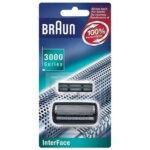 Braun - 81253286 - combi - pack 3000 - recharge grille + couteaux pour rasoirs interface