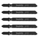 Lot de 5 lames makita a - 85737 pour scie sauteuse (m�tal, inox, alu et pvc)