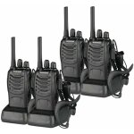 88e 1500mah walkie - talkie en veille ultra - longue dur�e eu standard noir 2pcs