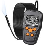 8mm endoscope industriel, camera endoscopique 1080p hd, 2, 4 pouces camera d'inspection canalisation ...