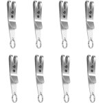 8pcs clip de suspension pour accrocher articles edc cl torche flash drive sifflet d'urgence pince de ...