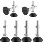8pcs vis de r�glage pour pieds de meuble, pied vis m8 pied a visser ajustables de montage au sol capacit� ...