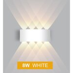 8w applique avec d�tecteur de mouvement, allumage et extinction automatiques applique blanc chaud 3000k, ...