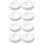Cyclingcolors - 8x patin glisseur blanc pied meuble plastique 40 x 10 mm m8 rondelle  visser universel ...