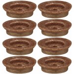 Cyclingcolors - 8x patin glisseur en m�lange de fibres de cuir rond � enfoncer protection sol parquet ...