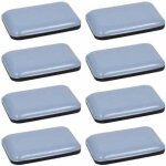 8x patin glisseur t�flon teflon ptfe autocollant adh�sif rectangulaire 35 x 25 mm protection sol parquet ...