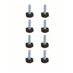 Cyclingcolors - 8x v�rin vis filetage m8 x 30mm r�glage meuble avec molette en plastique pied table chaise ...