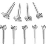 9 pices mches bois aiguis 15mm 18mm 20mm 23mm 25mm 28mm 30mm 32mm 35mm fraises a bois carbure pour ...