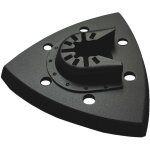 90 90mm auto - adhsif triangle disque porte - papier abrasif, 6 trous auto - adhsif porte - papier ...