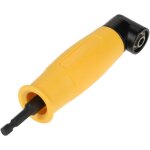 90 degrs perceuses  angle droit adaptateur jaune tournevis a renvoi d'angle coud 6. 35mm tige hexagonale ...