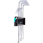 950 pkl / 9 sm n 6 pans int�rieurs jeu de cl�s m�les coud�es 1. 5 mm, 2 mm, 2. 5 mm, 3 mm, 4 mm, 5 mm, ...