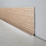 99d�co - 10 plinthes adh�sives - ch�ne clair - pvc - beige - 100x8cm