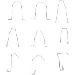 9pcs bulbe de retenue clips de ressort universal consert de faisceau plong� en acier inoxydable pour ...