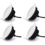 9w downlight led, luminaires encastr�s plafonnier lampe � panneaux - �tanche ip65 pour salle de bains ...